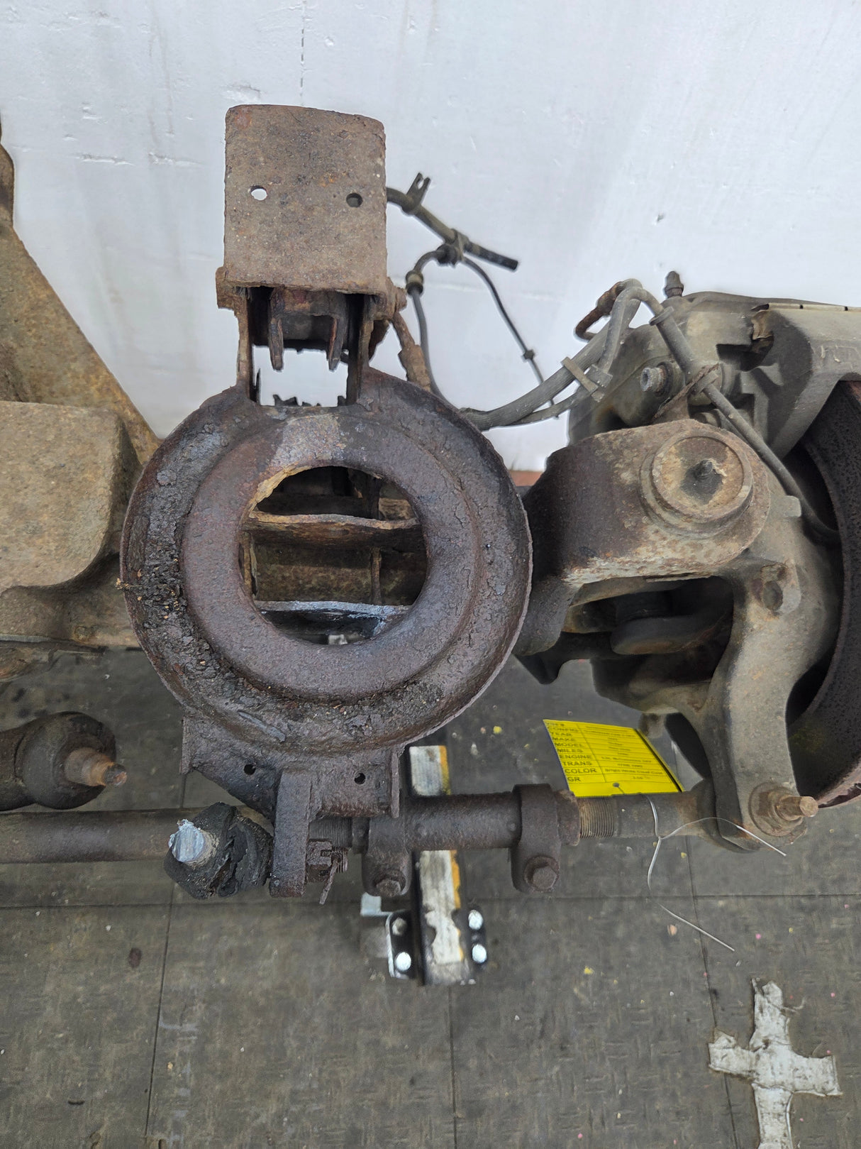 2000-2002 Dodge Ram 2500 4wd Dana 60 Front Axle Assembly 3.55 Ratio