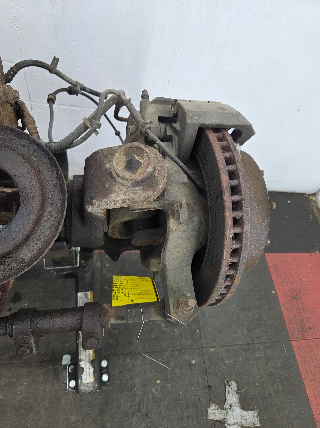 2000-2002 Dodge Ram 2500 4wd Dana 60 Front Axle Assembly 3.55 Ratio