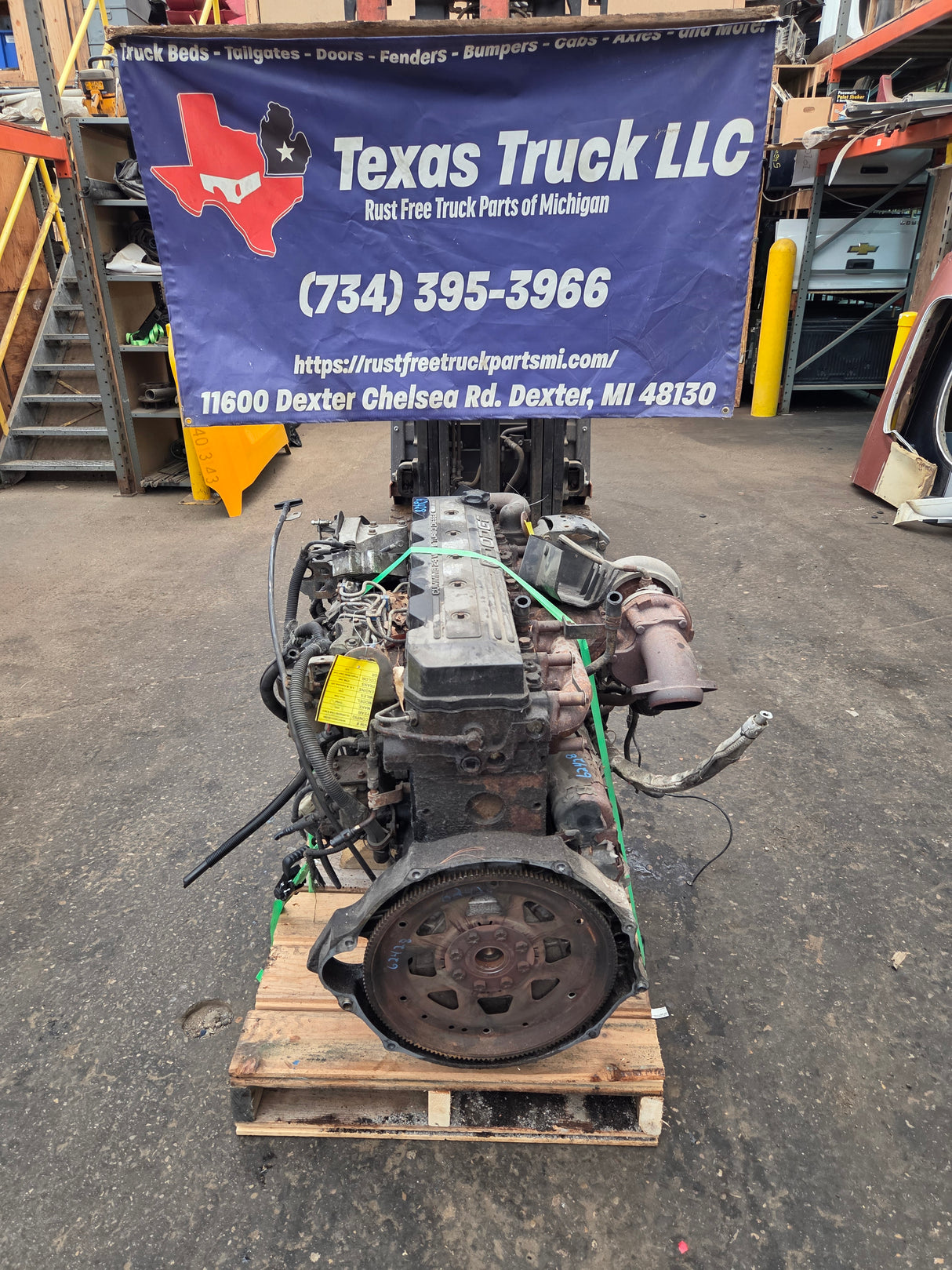 2002 Dodge Ram 2500 5.9L 24v Cummins Turbo Diesel Complete Engine Ran Great