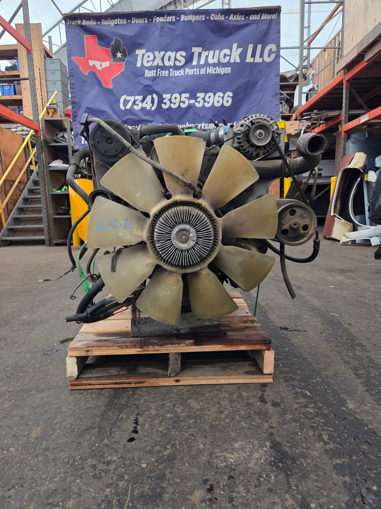 1999-2003 7.3L Power Stroke Diesel Engine Ford Super Duty F250 F350 F450 F550 International Navistar 266k Miles