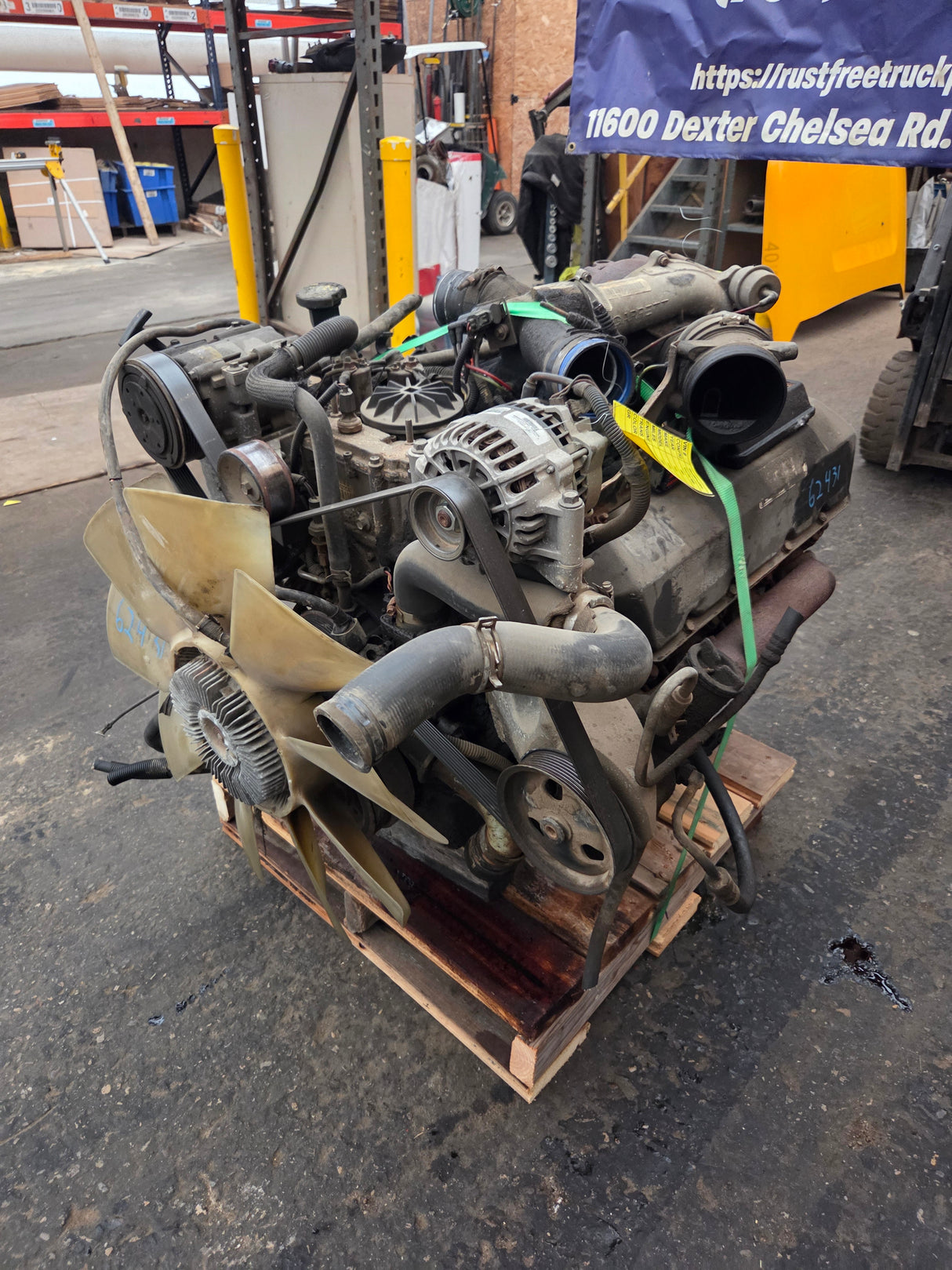 1999-2003 7.3L Power Stroke Diesel Engine Ford Super Duty F250 F350 F450 F550 International Navistar 266k Miles