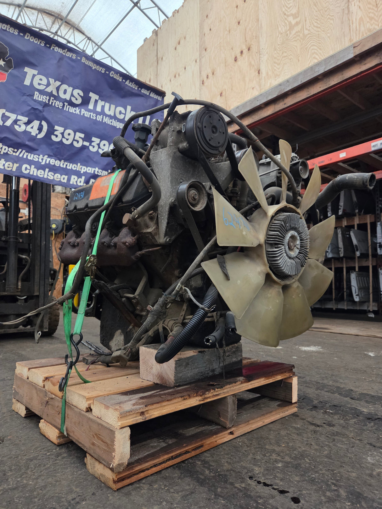 1999-2003 7.3L Power Stroke Diesel Engine Ford Super Duty F250 F350 F450 F550 International Navistar 266k Miles