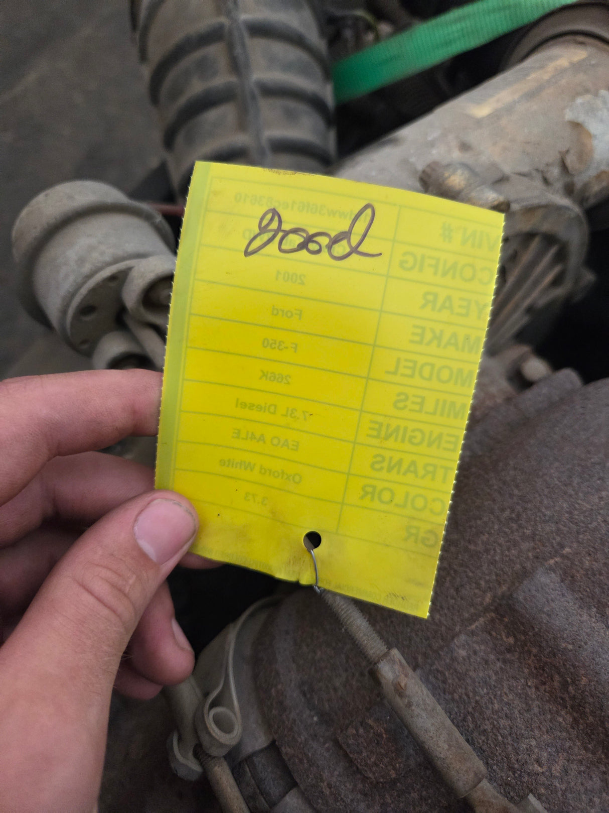 1999-2003 7.3L Power Stroke Diesel Engine Ford Super Duty F250 F350 F450 F550 International Navistar 266k Miles