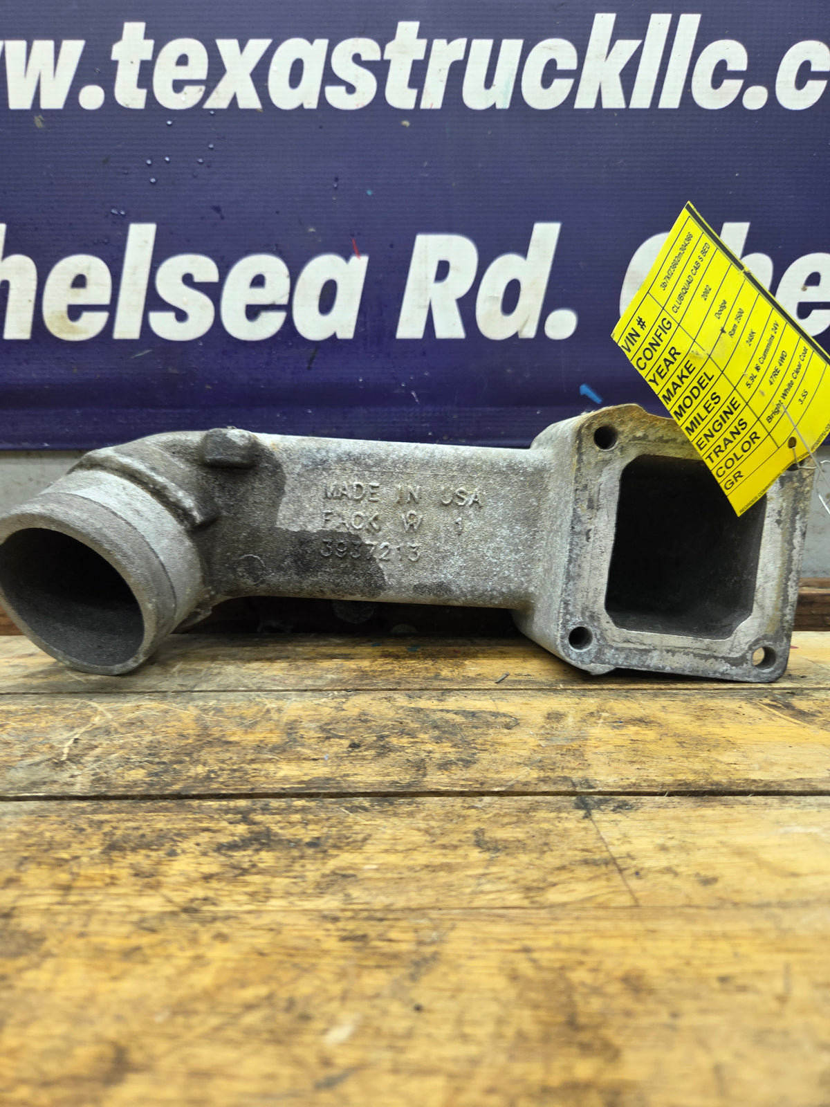 1998.5-2002 Dodge Ram 5.9L Cummins 24V Intake Horn - 3937213