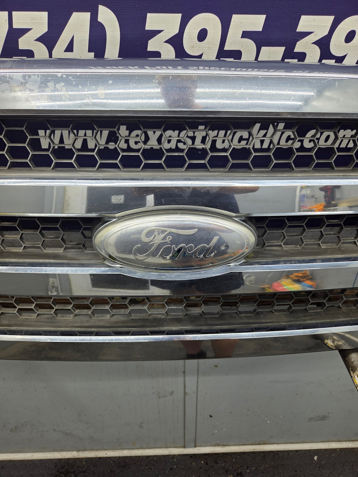 2005-2007 Ford Super Duty OEM Chrome Grill F250 F350 F450 F550 5C34-8200-BDW