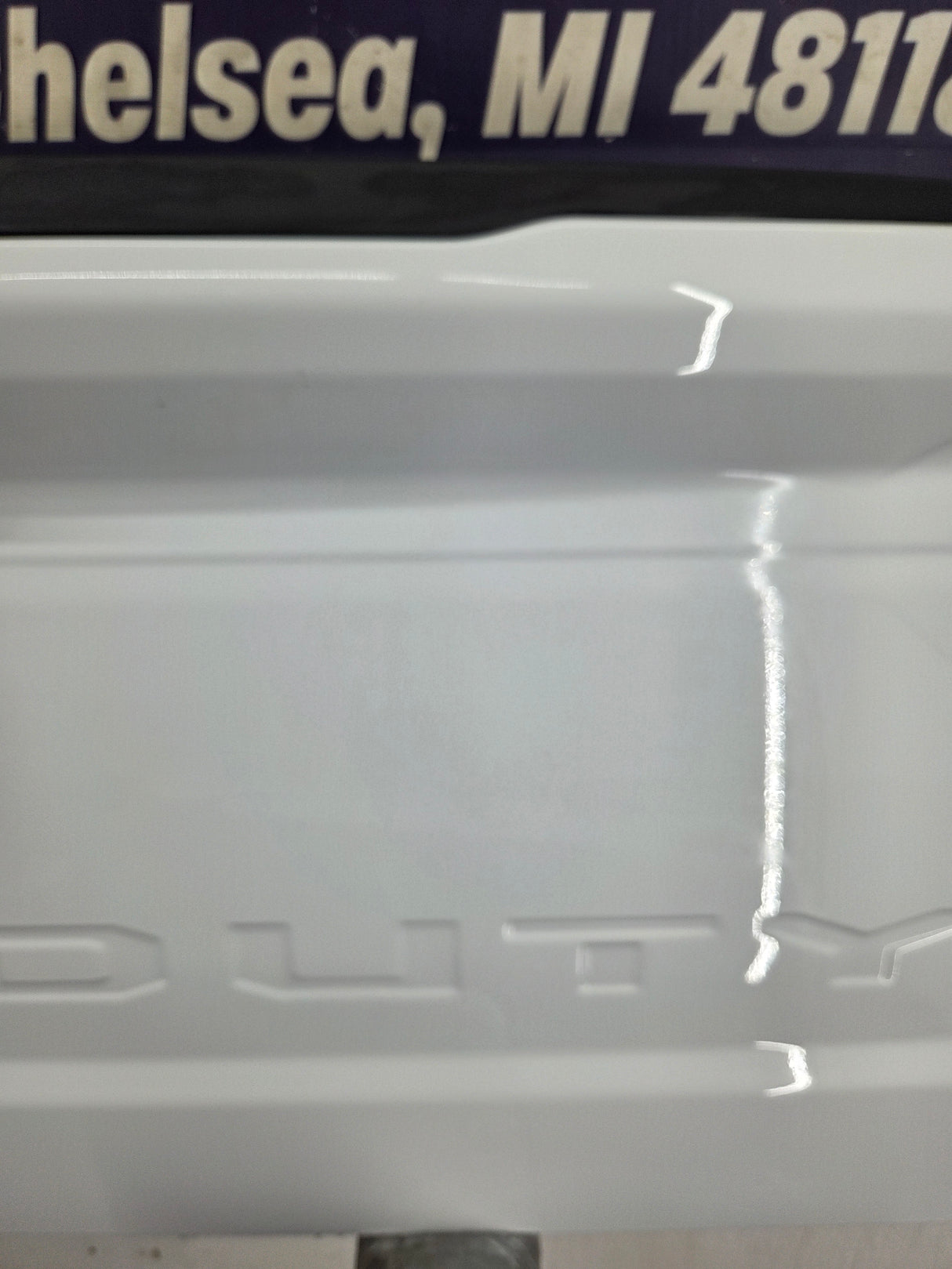 2023-2026 Ford Super Duty F250 F350 F450 F550 Step Tailgate - Oxford White