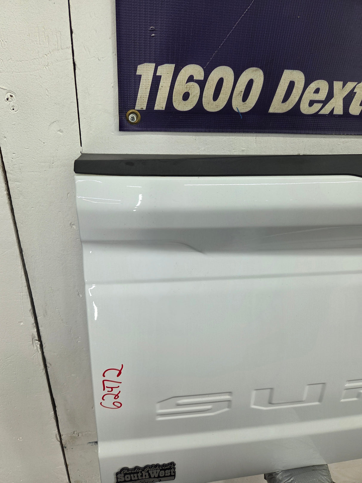 2023-2026 Ford Super Duty F250 F350 F450 F550 Step Tailgate - Oxford White