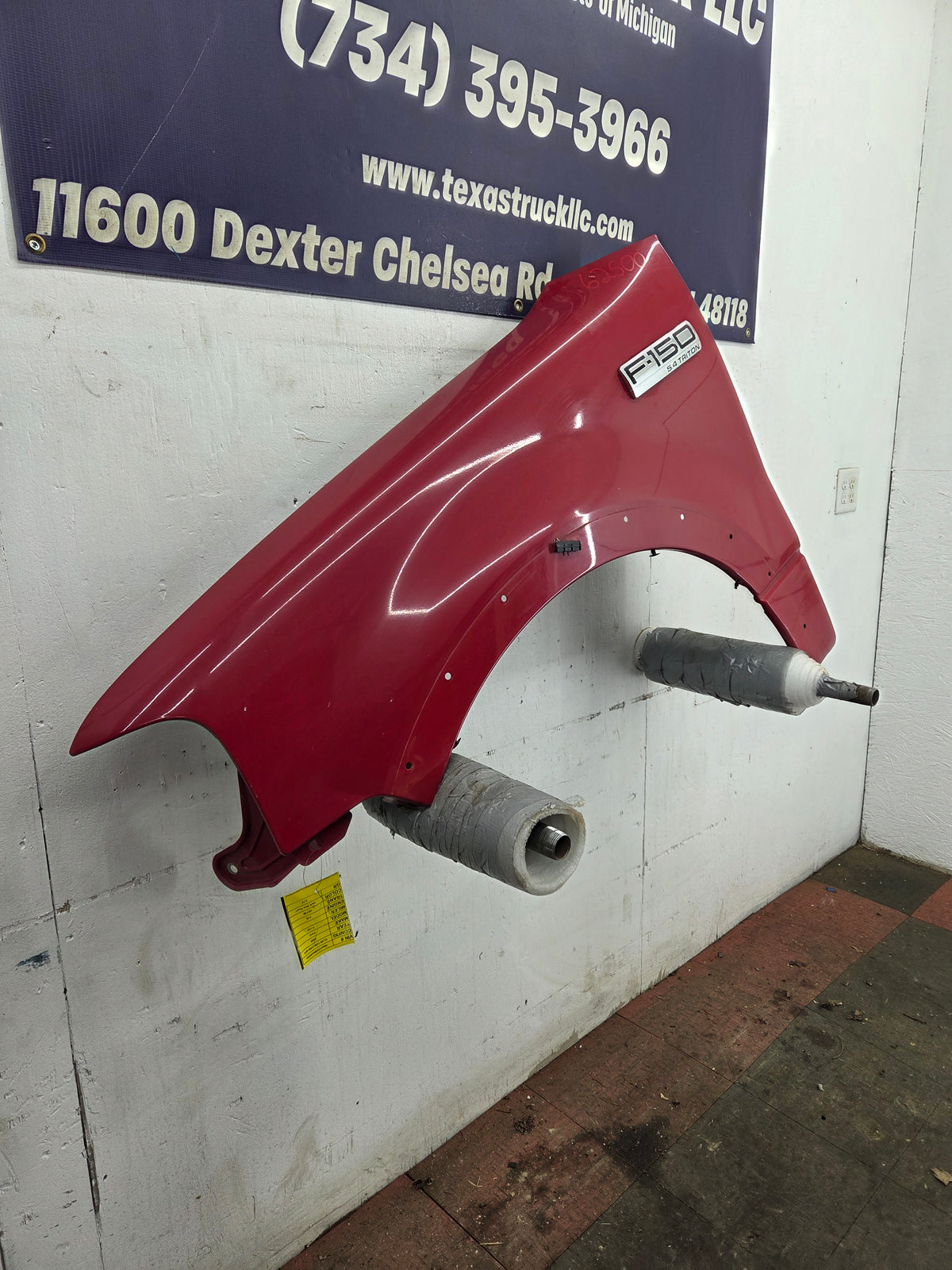 2004-2008 Ford F150 LH Driver Side Front Fender - With Molding