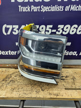 2016-2019 Chevrolet Silverado 1500 Passenger Side Right Hand Headlight Bucket Assembly 84388724