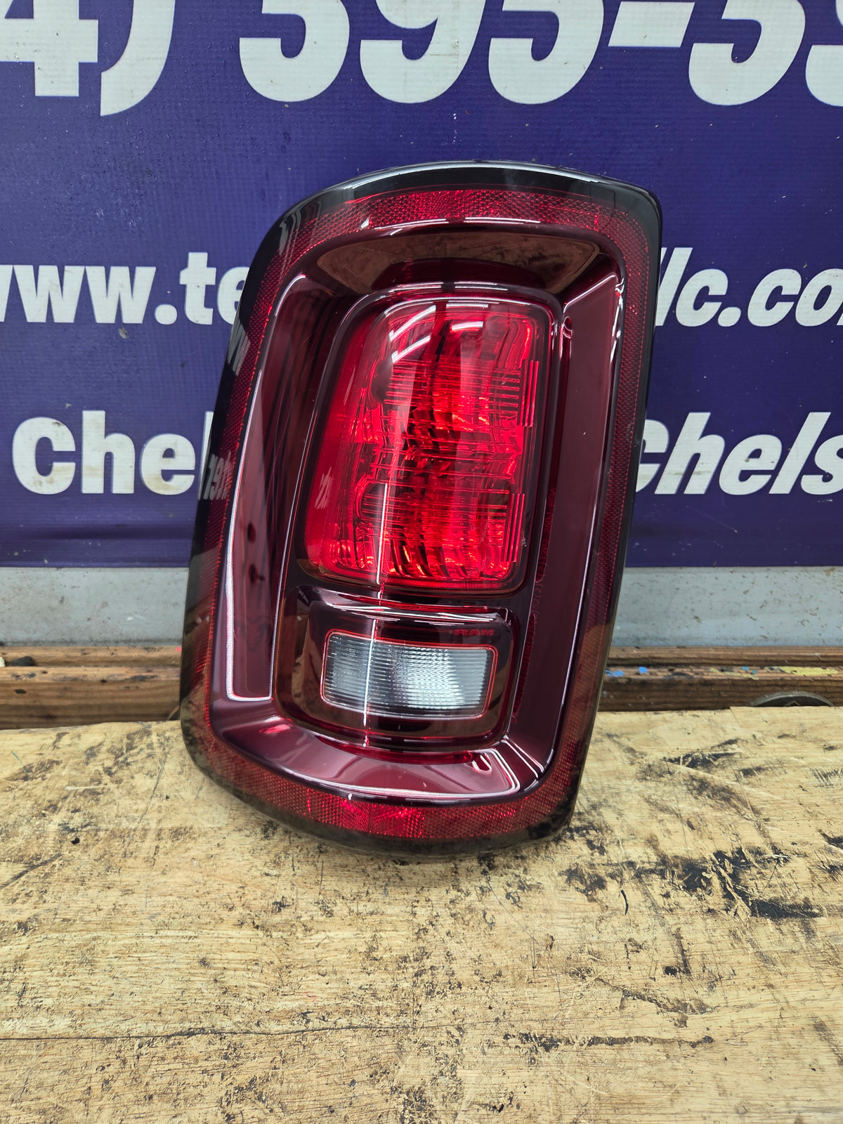 2025-2026 5th Gen Dodge Ram 2500 3500 LH Driver Side Tail Light Halogen 68592555AB