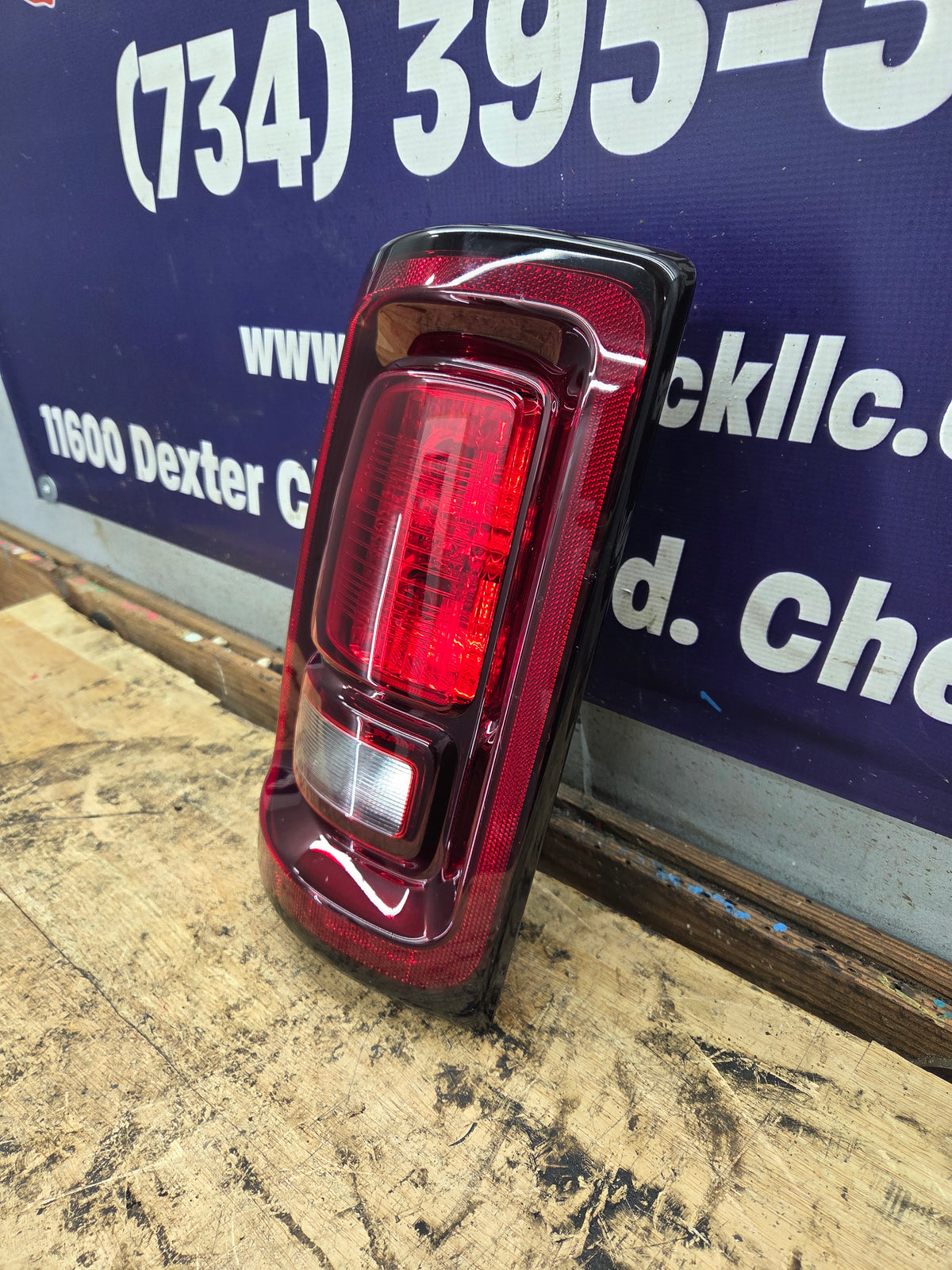 2025-2026 5th Gen Dodge Ram 2500 3500 LH Driver Side Tail Light Halogen 68592555AB