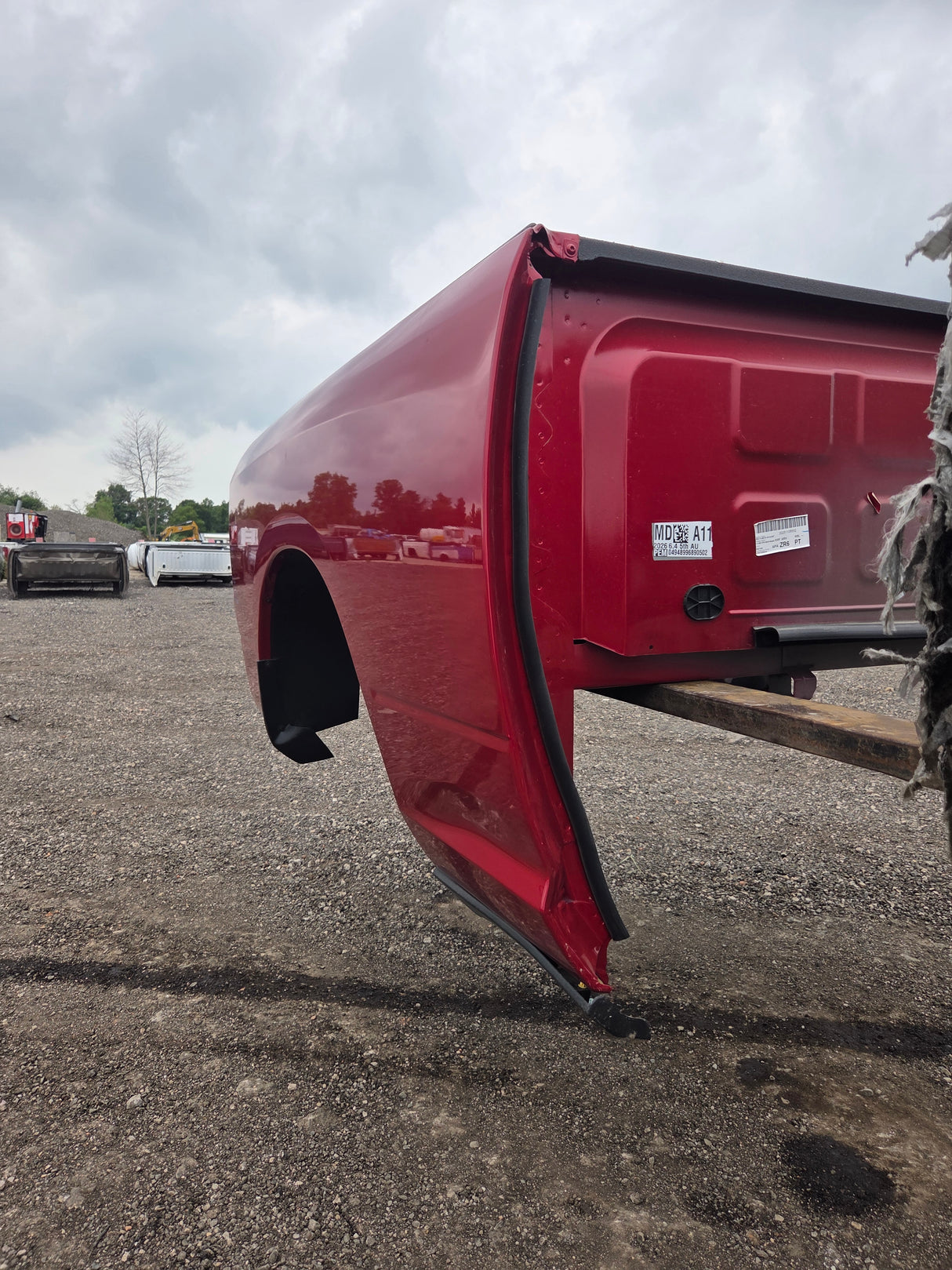 2019-2026 Dodge Ram 2500 3500 5th Gen 6' 4" Short Truck Bed - Red Hot
