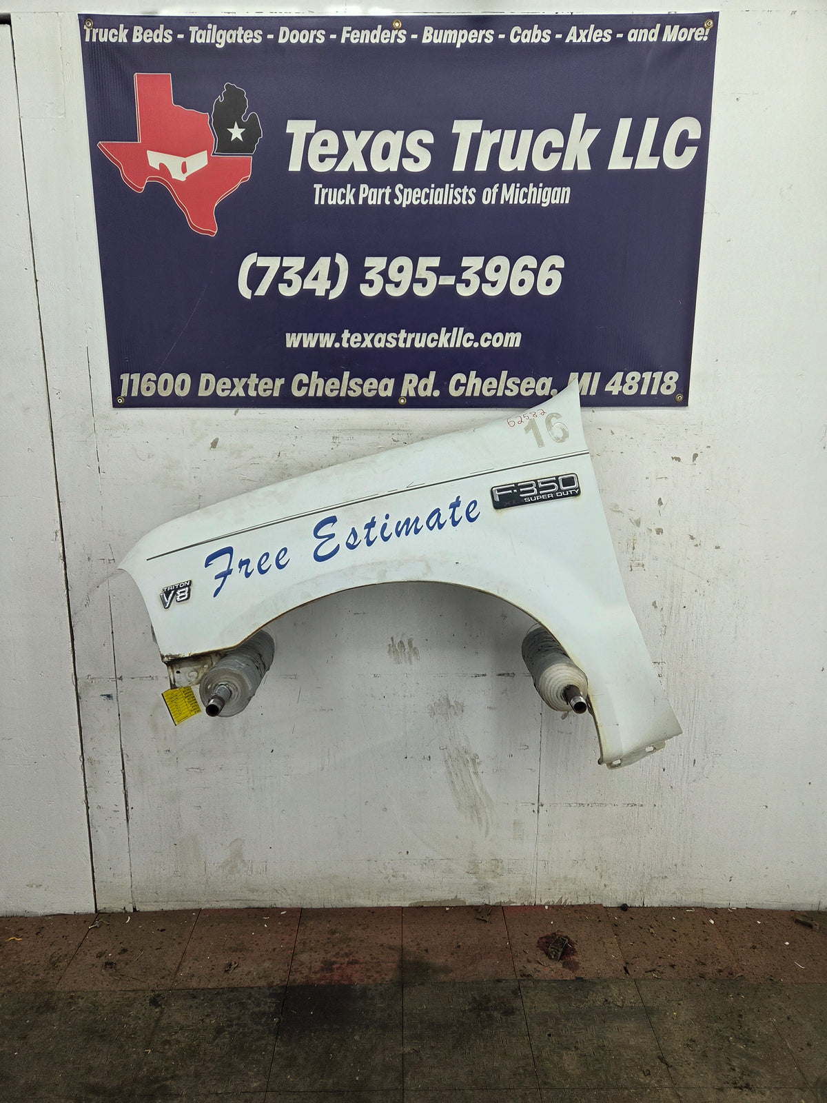 1999-2007 Ford Super Duty LH Driver Side Front Fender F250 F350 F450 F550 Excursion