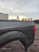 2015-2020 Ford F150 8' Long Bed Without Wheel Lip Molding - Magnetic Grey *Damage