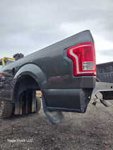 2015-2020 Ford F150 8' Long Bed Without Wheel Lip Molding - Magnetic Grey *Damage