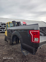 2015-2020 Ford F150 8' Long Bed Without Wheel Lip Molding - Magnetic Grey *Damage