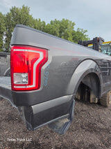 2015-2020 Ford F150 8' Long Bed Without Wheel Lip Molding - Magnetic Grey *Damage
