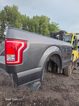 2015-2020 Ford F150 8' Long Bed Without Wheel Lip Molding - Magnetic Grey *Damage