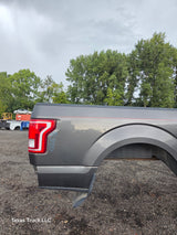 2015-2020 Ford F150 8' Long Bed Without Wheel Lip Molding - Magnetic Grey *Damage