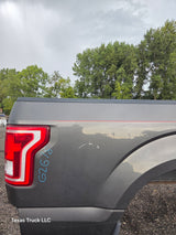2015-2020 Ford F150 8' Long Bed Without Wheel Lip Molding - Magnetic Grey *Damage