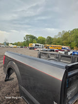 2015-2020 Ford F150 8' Long Bed Without Wheel Lip Molding - Magnetic Grey *Damage