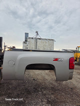 2007-2013 Chevrolet Silverado 1500 2500 3500 HD 6' 6" Short Truck Bed - Fine Silver Birch Metallic