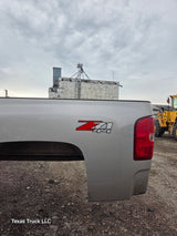 2007-2013 Chevrolet Silverado 1500 2500 3500 HD 6' 6" Short Truck Bed - Fine Silver Birch Metallic