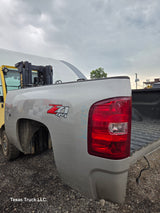 2007-2013 Chevrolet Silverado 1500 2500 3500 HD 6' 6" Short Truck Bed - Fine Silver Birch Metallic