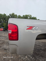 2007-2013 Chevrolet Silverado 1500 2500 3500 HD 6' 6" Short Truck Bed - Fine Silver Birch Metallic