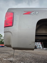 2007-2013 Chevrolet Silverado 1500 2500 3500 HD 6' 6" Short Truck Bed - Fine Silver Birch Metallic