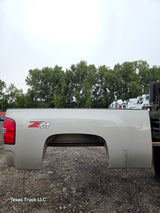 2007-2013 Chevrolet Silverado 1500 2500 3500 HD 6' 6" Short Truck Bed - Fine Silver Birch Metallic