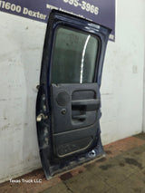 2003-2008 Dodge Ram 3rd Gen RH Passenger Side Rear Quad Cab Door 1500 2500 3500 4500 5500