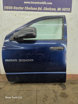 2003-2008 Dodge Ram 3rd Gen Driver Side Front Quad Cab Crew Cab Door 1500 2500 3500 4500 5500