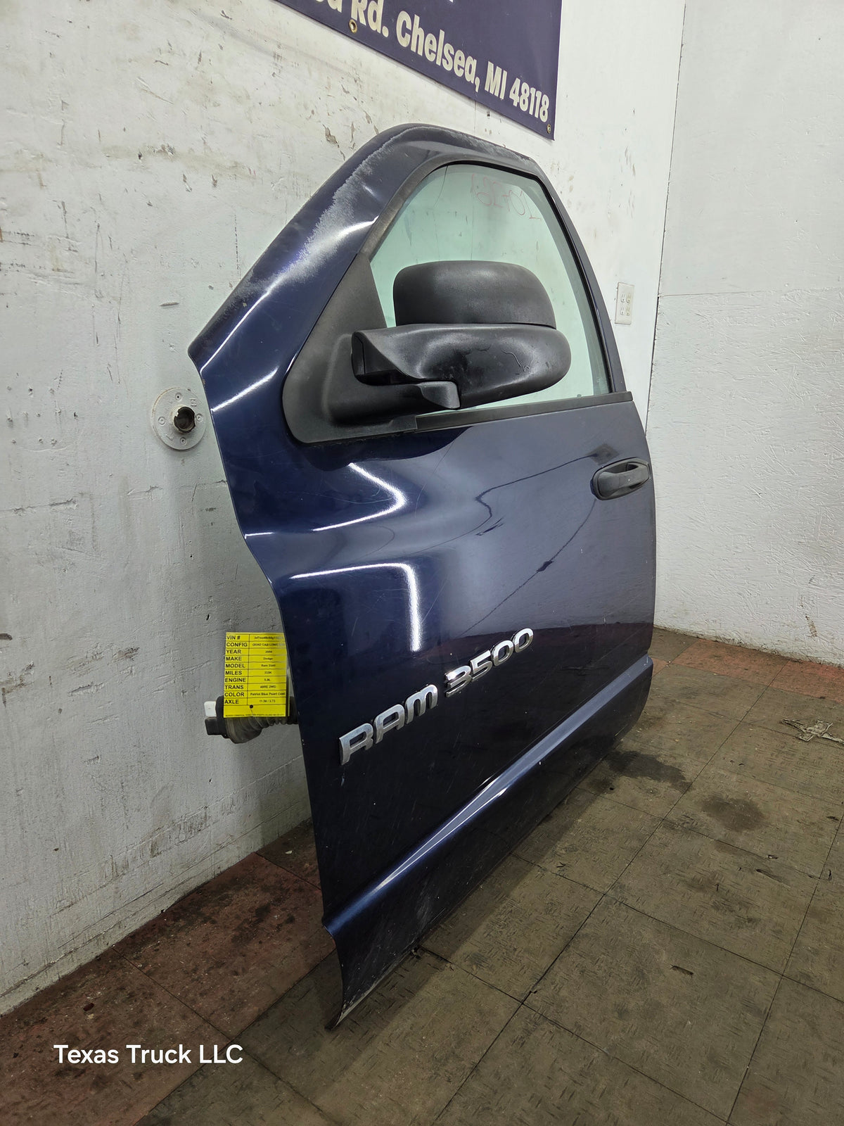 2003-2008 Dodge Ram 3rd Gen Driver Side Front Quad Cab Crew Cab Door 1500 2500 3500 4500 5500