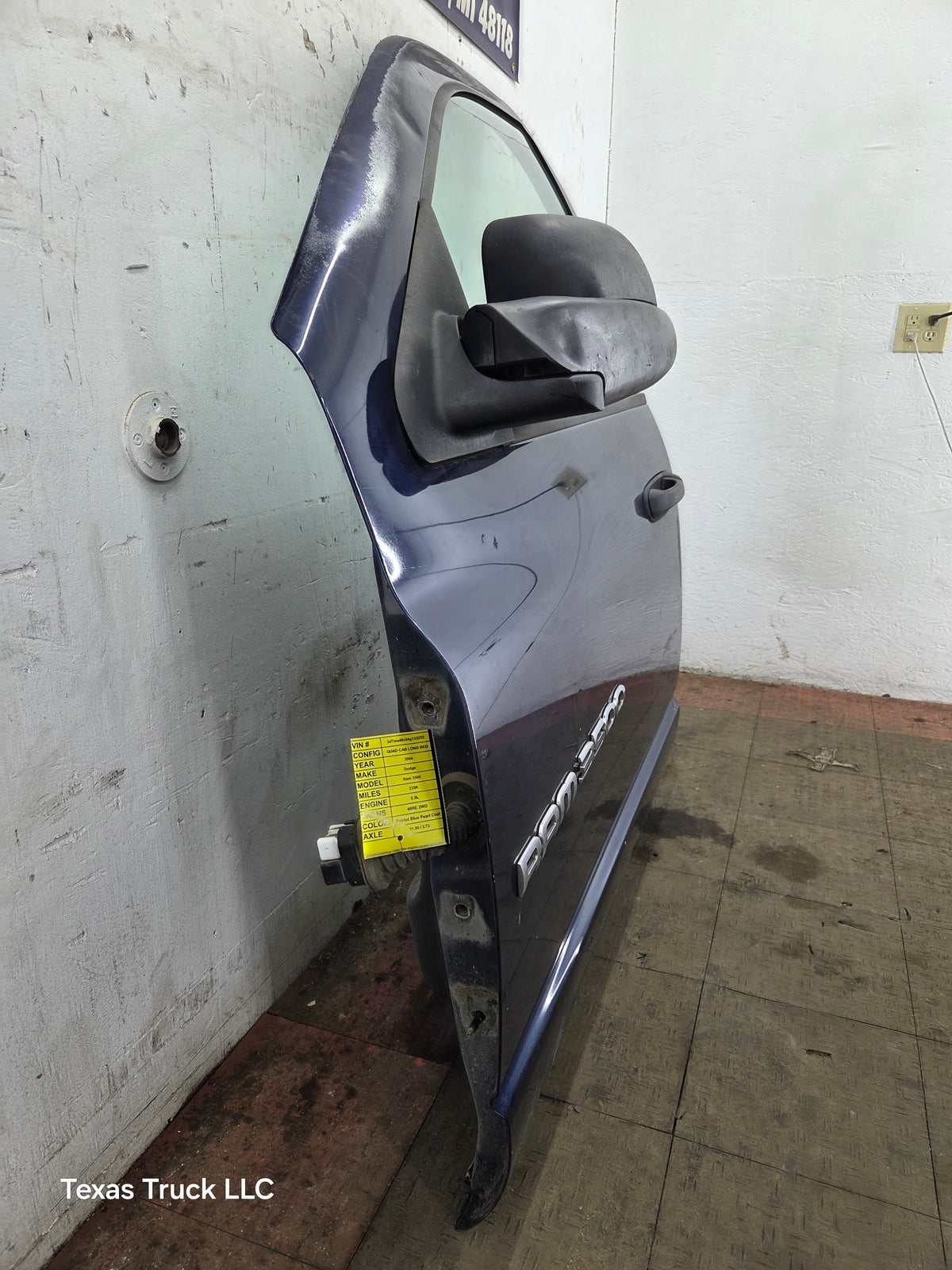 2003-2008 Dodge Ram 3rd Gen Driver Side Front Quad Cab Crew Cab Door 1500 2500 3500 4500 5500