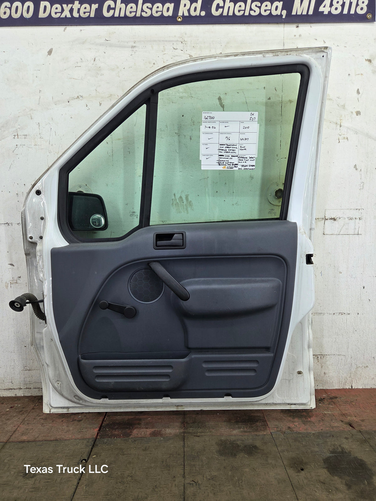 2010-2013 Ford Transit Connect Passenger Side Front Door RH