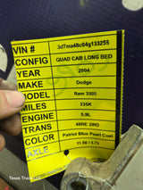 2004 Dodge Ram 2500 3500 5.9L Cummins PCM - PP3976873-RX