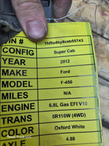 2012 Ford F250 F350 6.2L PCM - RUY1 / CC3A-12A650-MB