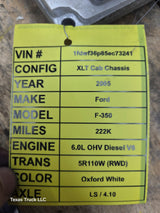 2005-2007 Ford F250 F350 F450 F550 6.0L PCM CZP2 / 5C3A-12A650-KZC