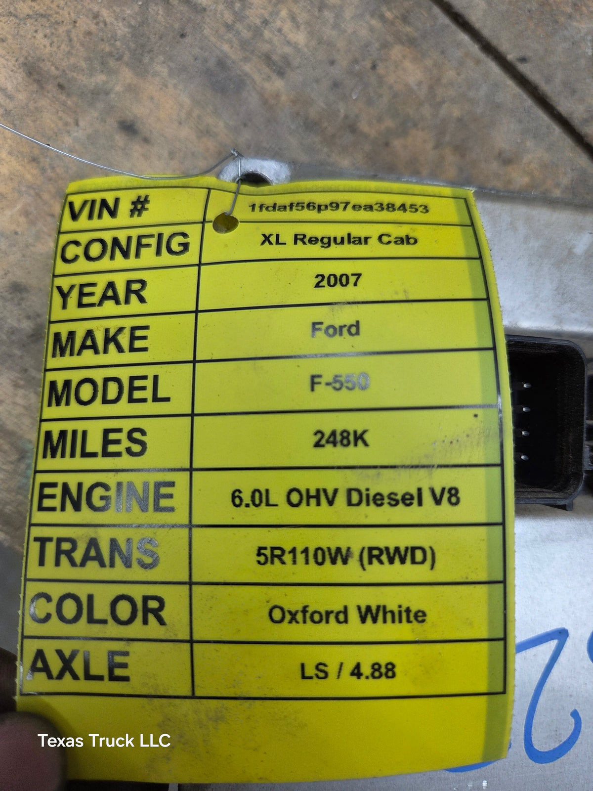 2006-2007 Ford F250 F350 F450 F550 6.0L PCM - AMP1 / 6C3A-12A650-FAB
