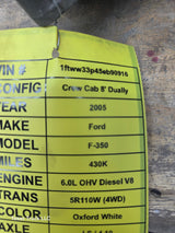 2005-2007 Ford F250 F350 F450 F550 6.0L PCM YRE2 / 5C3A-12A650-KYC