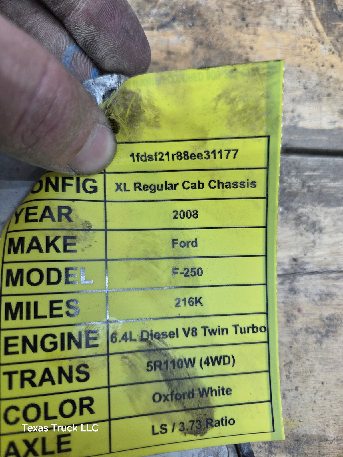2008-2010 Ford F250 F350 6.4L Diesel TCM 8C3A-12B565-CA